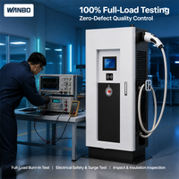 Borne de recharge rapide DC pour véhicules électriques Wanbo-585 100kW à une seule prise, 4G 5G WiFi, contrôle à distance via Cloud, CCS2 CE