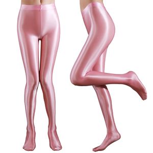 महिलाओं चमकदार Pantyhose के चमकदार पारदर्शी अल्ट्रा सरासर Pantyhose के बैले योग लेगिंग मोजा चड्डी - Product Image 2