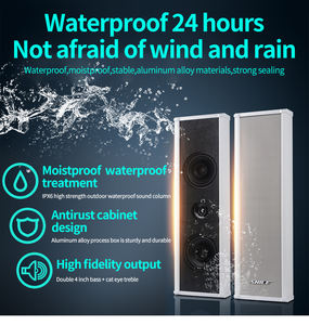 Shile חיצוני עמיד למים IPX6 עמודות אלומיניום 4 אינץ 'קיר קואקסיאלי הר - Product Image 6