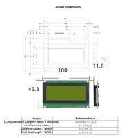 Module LCD 19264, matrice de points graphique, écran COB LCM, technologie de cristal peint, Chine