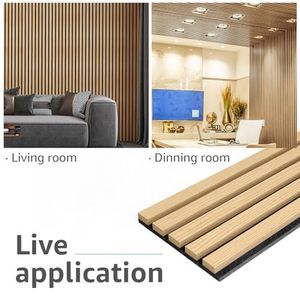 Rolable Acoustic tấm Tường bằng gỗ cách âm gỗ slat Acoustic tấm Tường Acoustic tấm akupanel - Product Image 4