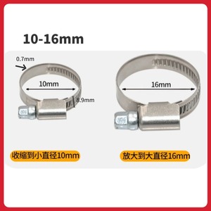 Haofa Stainless Steel Hose <b>Clamps</b> 32mm For Automotive Repair And Replacement - Product Image 3