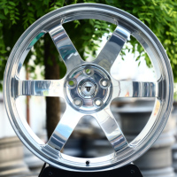 Jantes de voiture monobloc en alliage forgé Polished Deep Dish Racing Te37 Sl pour Lexus Is300 Is350 Is500 Rc350 Rc F