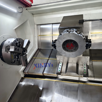 Torno CNC de Bancada Inclinada de Alta Precisión y Gran Resistencia Automático para Roscado de Tuberías y Cajas