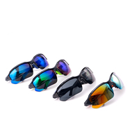 Lunettes de cyclisme bon marché en gros Lunettes de ski coupe-vent Dazzle Outdoor Running Hlasses Lunettes de soleil de sport UV400 Protection des yeux
