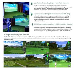 Simulateur de golf numérique avec projection holographique pour entraînement en intérieur - Product Image 6