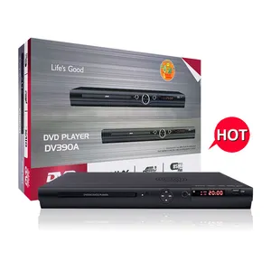 生活的好DV390A家用DVD播放机销售收音机播放机BT 1Din 7 "高清伸缩触摸屏显示器DVD MP5播放机 + 8红外Rea