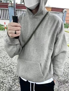 Sweat-shirts unisexes en molleton pour hommes, de haute qualité, en coton épais, imprimé floqué, style streetwear oversize, avec logo et slogan basiques - Product Image 5