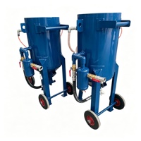 Machine de sablage haute efficacité avec contrôle de pression réglable pour le nettoyage industriel des surfaces