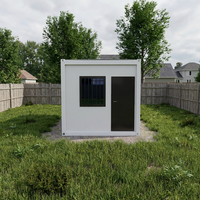 Bâtiment Conteneur Modulaire Démontable Portable, Haute Résistance Sismique et Résistant au Vent, Design Moderne, pour Abri de Secours Post-Catastrophe, Bureau et Hôtel