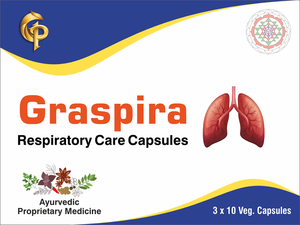 Cápsulas Ayurvédicas Tradicionales Graspira con Astrágalo, Pippali, Regaliz, Kalmegh, Vasaka, Tomillo, Aloe Vera, Cúrcuma, Forma Botánica - Product Image 1