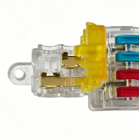 Connecteur de raccordement rapide LT-T24 en cuivre isolé de type T 32A 450V pour ligne de branche multi-canaux pour l'éclairage
