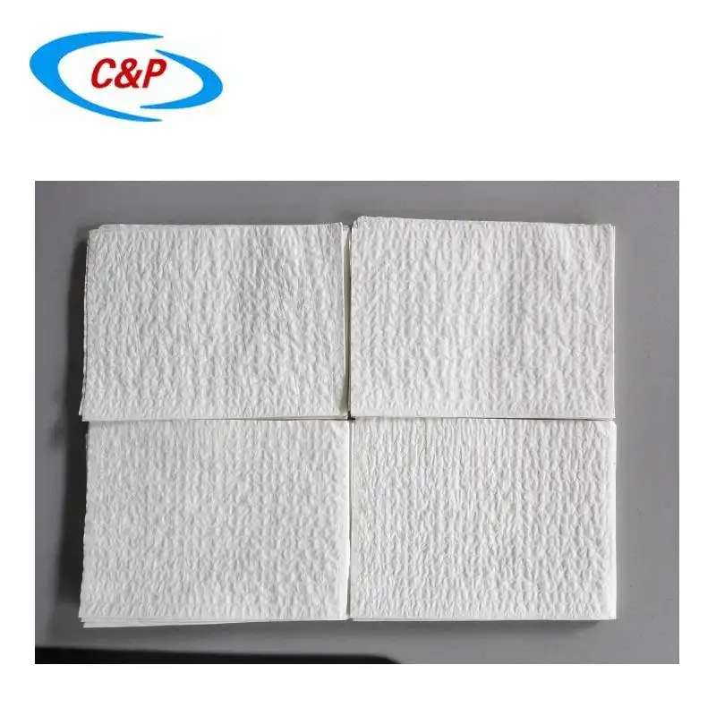 Медицинские расходные материалы, одноразовые белые бумажные полотенца из древесной целлюлозы, оптовая продажа, одобрено CE ISO13485