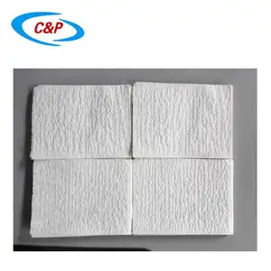 Medical Consumables Disposable Wood pulp White Paper Hand Towel Wholesale With CE ISO13485 Approved