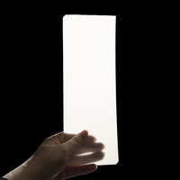 Feuille diffuseur optique givrée LED laiteuse PP PC PS Polycarbonate Polystyrène pour l'éclairage