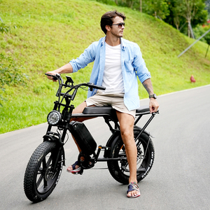 จักรยานไฟฟ้า EU NL DE PL Warehouse รุ่น OUXI V8 จัดส่งฟรี จักรยานไฟฟ้าแบบ Fatbike สต็อก EU พร้อมส่ง 1000W 48V 15Ah Ebike - Product Image 6