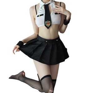Vestido negro sexy de alta gama para mujer, estilo europeo y americano, para uso profesional, exclusivo transfronterizo, erótico 5454 - Product Image 5