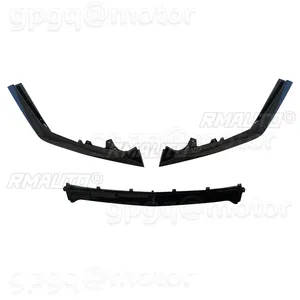 For Ford Mustang GT500 Style 2015-2021 Front Bumper <b>Splitter</b> Lip Trim Protector Spoiler AMMP Concepts Glossy Black Matte Black - Product Image 3