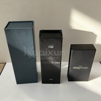Emballage de boîte en papier pour flacon de parfum cosmétique de luxe, logo personnalisé imprimé, fermeture magnétique, emballage de boîte cadeau