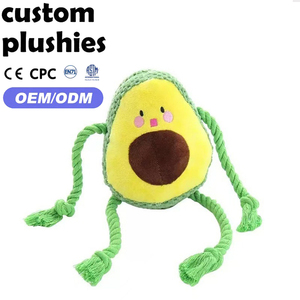 Juguete de Peluche <span class=keywords><strong>para</strong></span> Perros con Forma de Aguacate Verde, Juguete Masticable con Sonido <span class=keywords><strong>para</strong></span> <span class=keywords><strong>Cachorros</strong></span>, Juguete Interactivo <span class=keywords><strong>para</strong></span> la Dentición, <span class=keywords><strong>para</strong></span> Jugar a Diario - Product Image 1