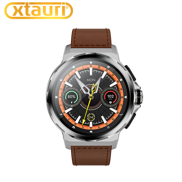 XTAURI Square Magnetic Smart Watch IP68 TFT AI Voice Assistant BT Calling Health Monitoring 1.6inch Screen Silica Gel 4-Day