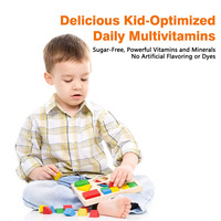 Gummies multivitaminées sans sucre pour enfants, soutien immunitaire, saveur orange, vitamine C, oursons gommeux pour enfants, marque privée