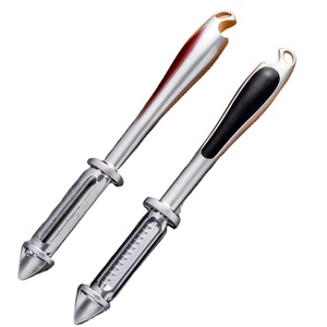 Accessoires de cuisine réutilisables, écologiques, en plastique PP, presse-ail et éplucheur de gingembre - Product Image 1