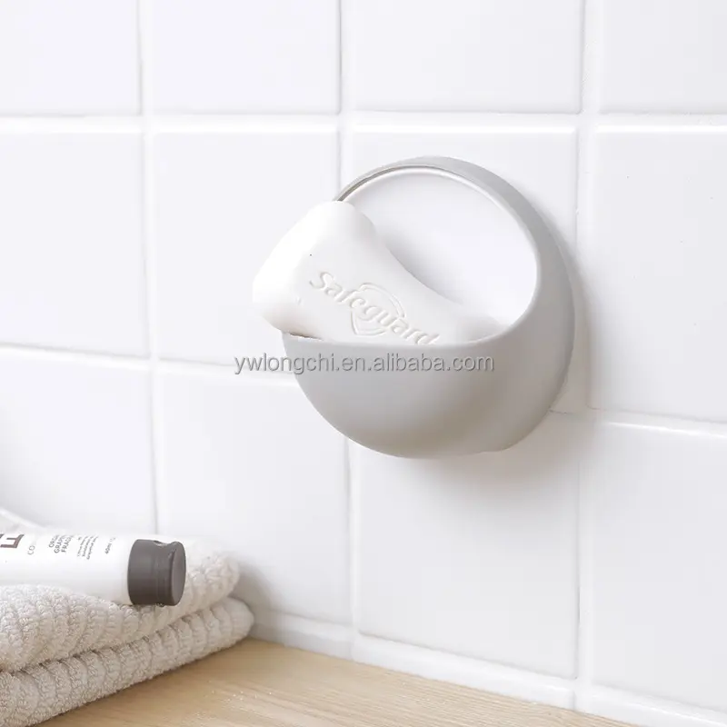 Porte-savon magnétique en plastique avec égouttoir mural, accessoires de salle de bain, nouvelle collection