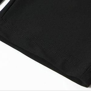 汗水高尔夫球裤健身房慢跑者修身腰部户外运动定制标志尼龙氨纶男士适合黑色下装男士运动裤运动 - Product Image 5