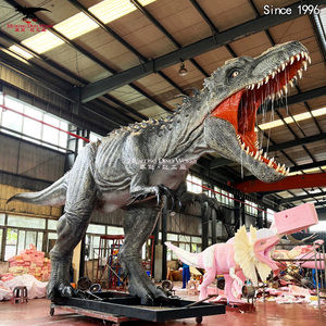 Estatuas de T-Rex, modelo de dinosaurio Animatronic, decoración de parque temático, equipo de entretenimiento, dinosaurio simulado - Product Image 3