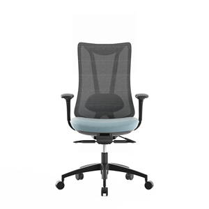 Chaise de bureau ergonomique pivotante blanche en maille synthétique à dossier moyen pour la maison et le bureau – Vente en gros à prix réduit - Product Image 1