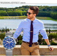 Montre de luxe de marque pour homme, montre à quartz de dessin animé, bracelet en acier inoxydable, chronographe étanche, cadran à aiguilles, montre de sport