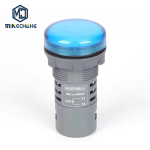 Original XA2 Blue <b>LED</b> Monolithic Pilot <b>Light</b> XA2EVM6LC XA2EVB6LC XA2EVF6LC XA2EVMD6LC XA2EVQ6LC XA2EVJ6LC XA2EVE6LC - Product Image 1