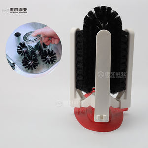 <span class=keywords><strong>Dr</strong></span>. <span class=keywords><strong>Brown</strong></span>'s Deluxe Bottle Brush Plastic Bottle Cap Brush Aplicador Baby Biberon Cleaner Brush - Product Image 4