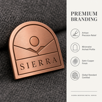 Sublime Ingenious 3D Zinc Alloy Identity-Casts Advanced Micro-Casting Branding-Blocks Refined Metallic Coating Professional