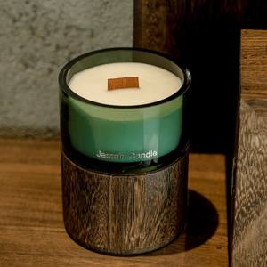 Vente en gros de grands pots de bougies en verre pour la décoration de la maison, élégants et luxueux, cadeau romantique, bougie parfumée en cire de soja - Product Image 6