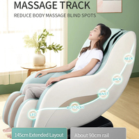 Fauteuil de massage électrique moderne LEERCON, mini, vente directe usine, zéro gravité, rouleaux de massage corporel, chauffage infrarouge, pour le cou et les pieds