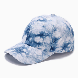 หมวกเบสบอลยีนส์วินเทจฟอกสีแบบไทได ปรับขนาดได้ สไตล์ดีดีแฮท สำหรับแฟชั่นสตรีทแวร์ - Product Image 5