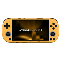 Console de jeu portable TRIMUISMART PRO S Open Source avec écran HD de 4,96 pouces, portable vintage avec carte mémoire de 64 Go, 10000 jeux