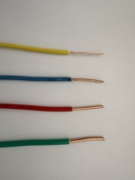 Cables eléctricos de 1,5mm Cable aislado de Pvc de cobre de un solo núcleo (cable) para uso general Cable de alambre de 2,5mm 4mm 6mm 10mm