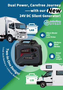 Generador ACTECmax <span class=keywords><strong>de</strong></span> 24V CC y 63A a Gasolina para Flotas <span class=keywords><strong>de</strong></span> Bicicletas Eléctricas <span class=keywords><strong>de</strong></span> Carga, Generador Portátil <span class=keywords><strong>de</strong></span> Gasolina con Carga <span class=keywords><strong>de</strong></span> Batería <span class=keywords><strong>de</strong></span> Litio - Product Image 5