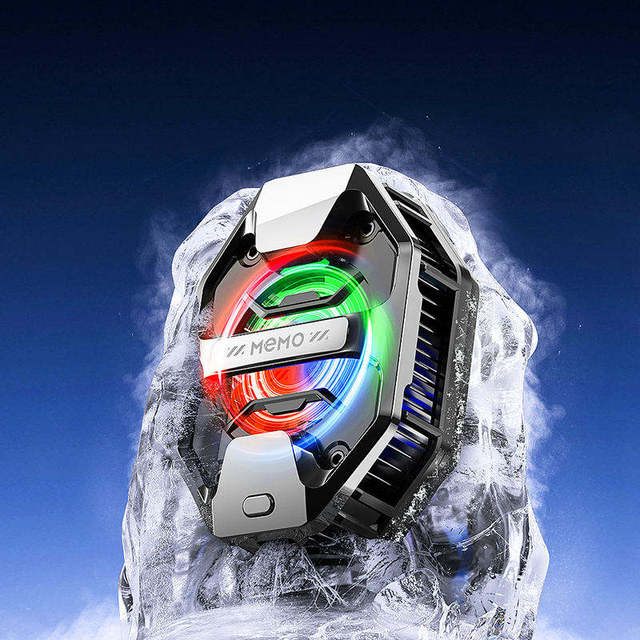 Three Speed Regulation Quiet Semiconductor Mobile Phone Radiator Cooling Back Clip Phone Cooler