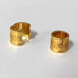Anillo de Pata de Paloma de Carreras Dorado Personalizado de 8 mm para Aves Canarias - Product Image 6