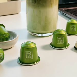 Capsules <span class=keywords><strong>de</strong></span> <span class=keywords><strong>thé</strong></span> matcha compatibles Nespresso, style japonais, mélange <span class=keywords><strong>de</strong></span> boisson énergisante - Product Image 4