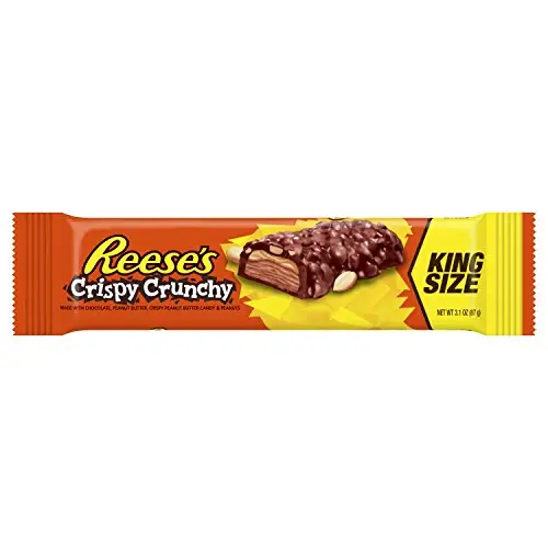 Хрустящие батончики с арахисовым маслом reese's, Королевский размер (упаковка 18 штук)