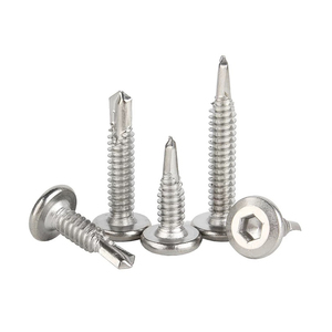 Bibo Yaente Factory Flat Head Hex Socket Self-drilling Screws - Black Chamfered Dovetail Anti-theft <b>Fasteners</b> for Guardrail - Product Image 3