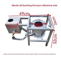 Brûleur à huile usagée haute efficacité à flamme puissante pour restaurant, usine, cuisson, ébullition d'eau, économie d'énergie, cuisinière écologique
