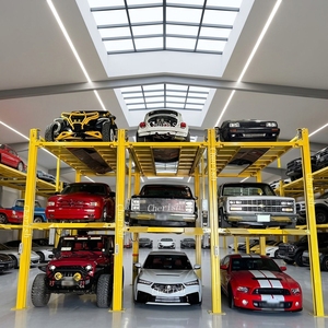 Sistema de Elevación de Estacionamiento Inteligente Cherish de Grado Comercial, de Triple Nivel y 3 Postes, con Capacidad de Carga de 2500 kg para Garajes Públicos - Product Image 1