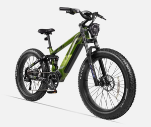 Nueva Bicicleta Eléctrica Cyrusher Ranger 2.0 Todoterreno con Suspensión de Aire, 8 Velocidades, 750W, 52V, 20AH, de Fibra de Carbono, con Pedales Ordinarios, para Carreras, EE. UU. - Product Image 2