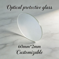60x2mm Optical Window High Transmittance Lens Sheet Anti Reflection Coating OEM ODM Wholesale Parts for Optics Instruments